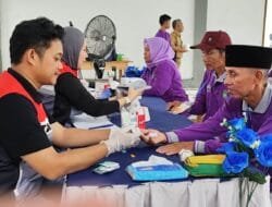 Pertagas Fasilitasi Pemeriksaan Kesehatan Gratis bagi Puluhan Lansia di Prabumulih