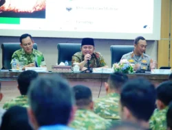 Bupati Muba HM Toha Tohet Ikuti Rakor Karhutbunlah