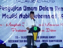 Bupati Muba Ajak Masyarakat Teladani Akhlak Rasulullah SAW