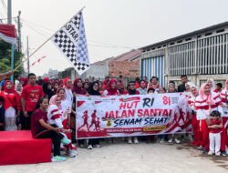 Ketua DWP Muba Bersama Warga Palem Hijau Residence Semarakkan HUT ke-81 RI