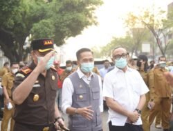 ISPU Palembang Tembus 195, Pemkot Bagikan 16.500 Masker Gratis ke Warga