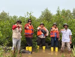 Kawal Pertumbuhan 22.000 Mangrove, Medco E&P Grissik Ltd. Lakukan Monev Bersama LDPHD Sungsang IV